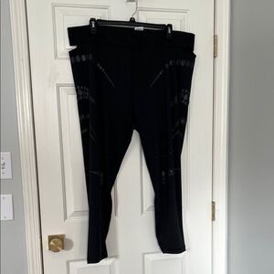 Reebok x Cardi B Collaboration -  Black Leggings - Size 4X